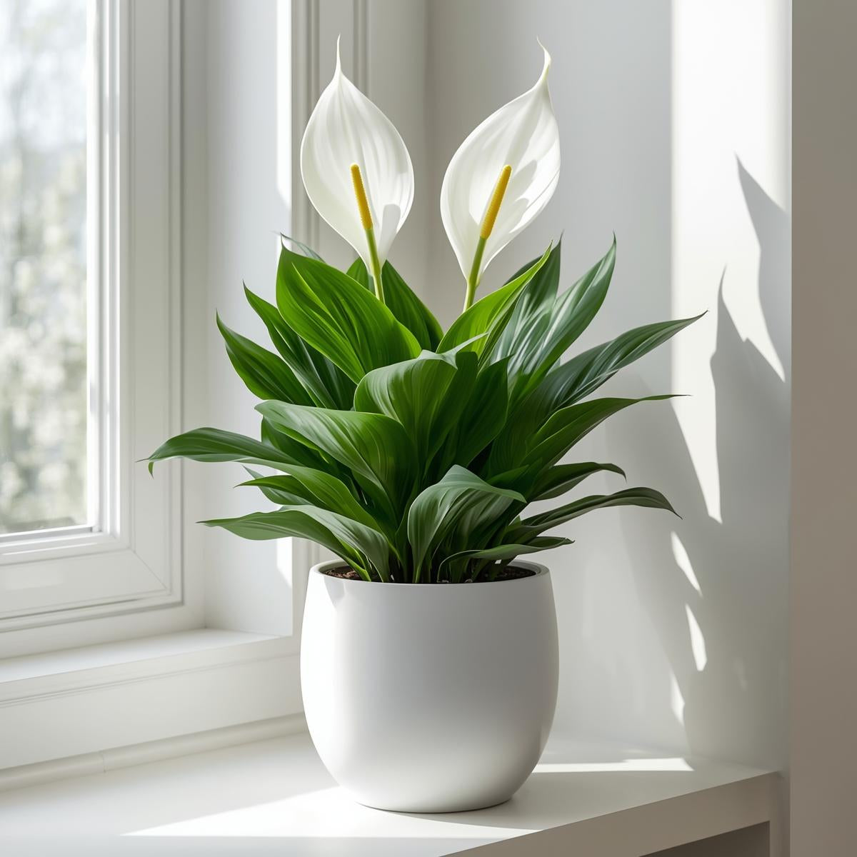 Peace Lily (Spathiphyllum wallisii)